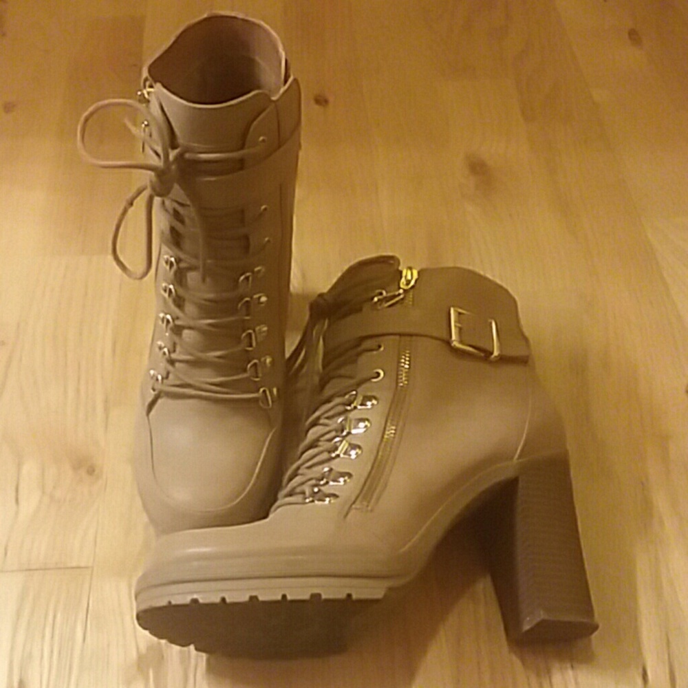 G by Guess Gimmy lace up combat booties